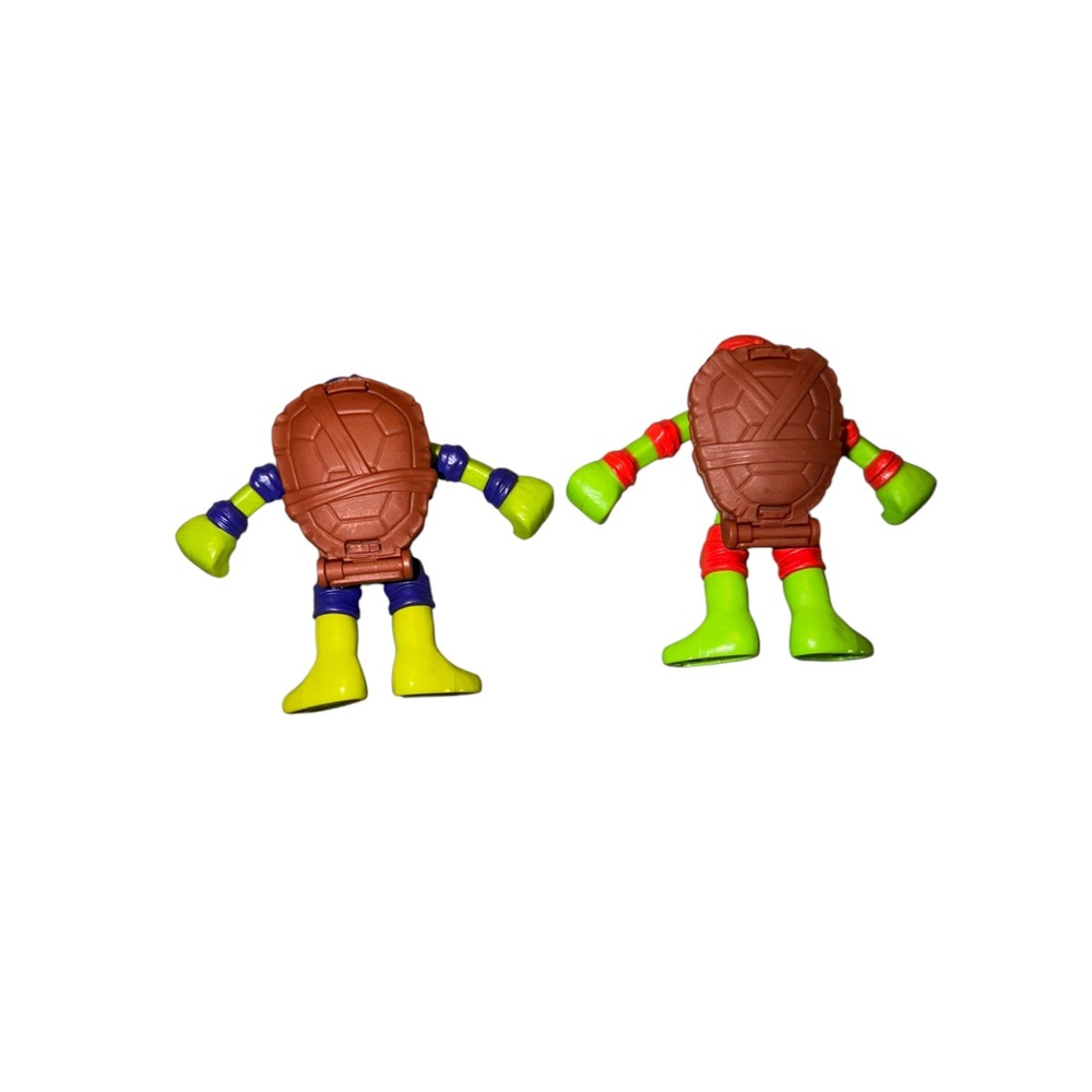 Play-Doh TMNT Donatello Raphael Ninja Turtle Action Figures‎ Lot Toy Accessories - Picture 4 of 6